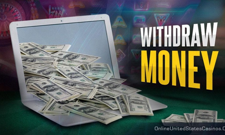 Withdrawing bonus funds in an online casino for money
